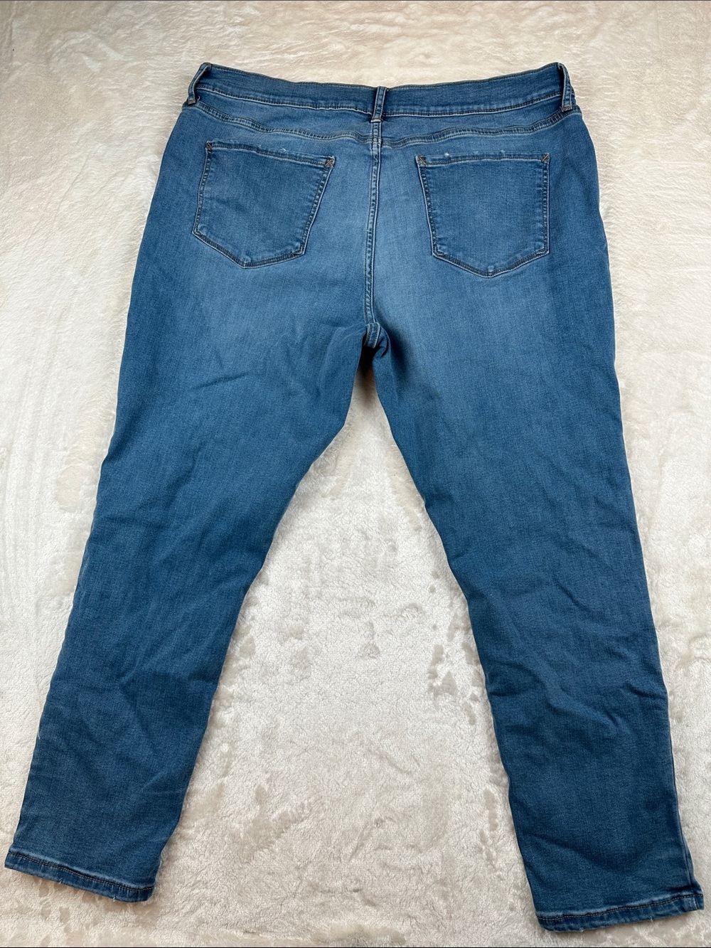 A.n.a Size 18 Women's High-Rise Skinny Ankle Jeans in Dark Blue | Everyday - Picture 6 of 6